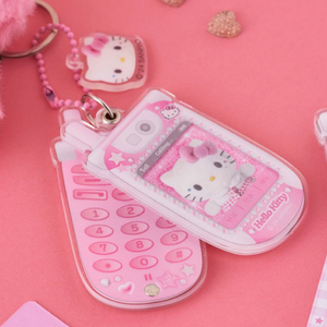 산리오 하이틴 헬로키티 핸드폰 포토키링