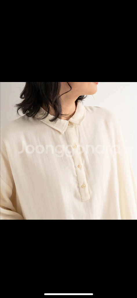 MMO 더블 거즈 코지 인디아 코튼 블라우스--1