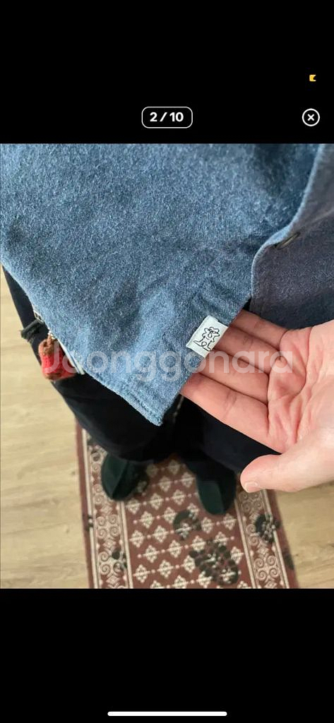 renoma 블루 빈티지 셔츠--1