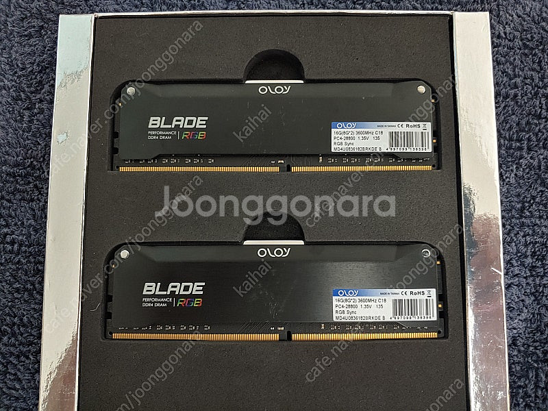 OLOY DDR4-3600 16GB (8X2) RGB--3