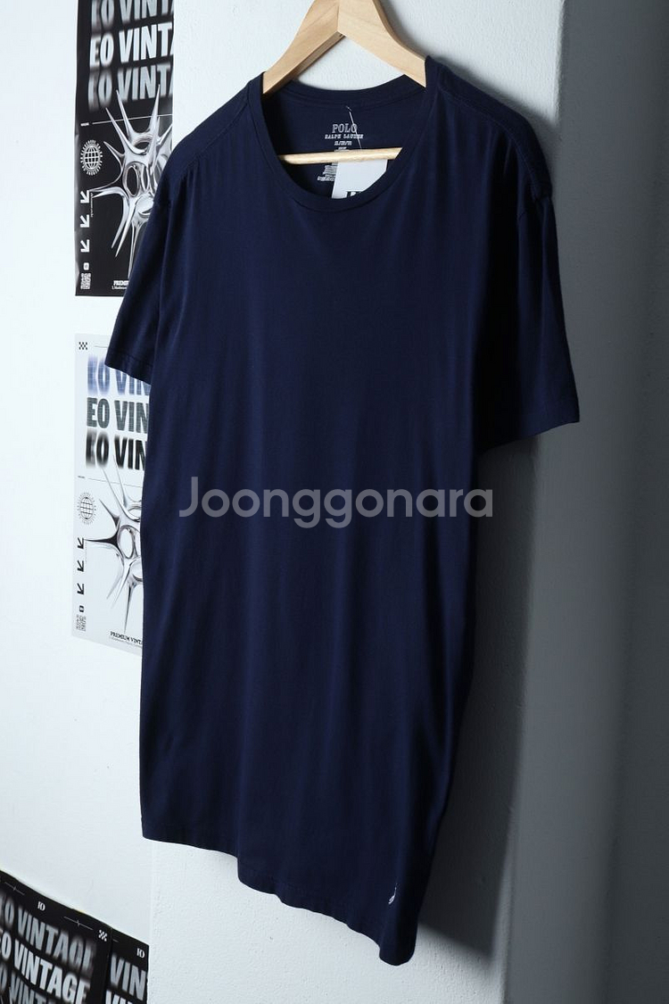 (XL) 폴로 랄프로렌 반팔 티셔츠 네이비 포니--3