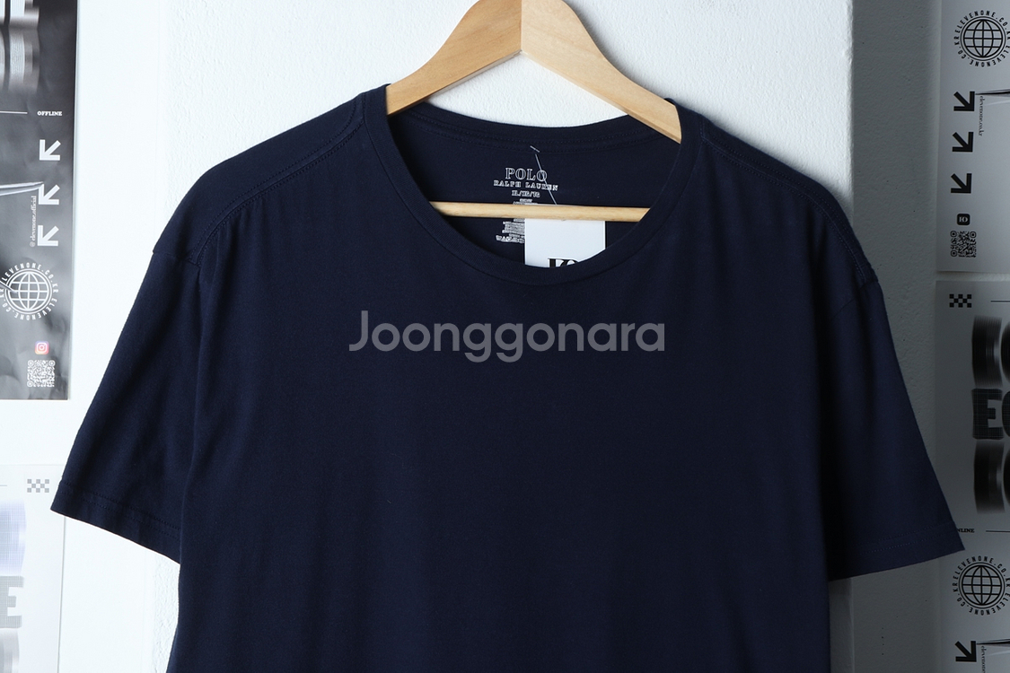(XL) 폴로 랄프로렌 반팔 티셔츠 네이비 포니--2