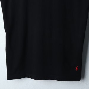 (L-XL) 폴로 랄프로렌 반팔 티셔츠 블랙 레드포니