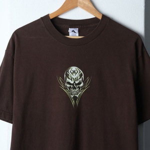 (L-2XL) 브랜드빈티지 반팔 티셔츠 해골 스컬