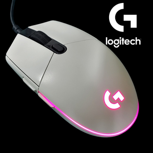 정품 로지텍 G102 화이트 게이밍 A급 마우스
