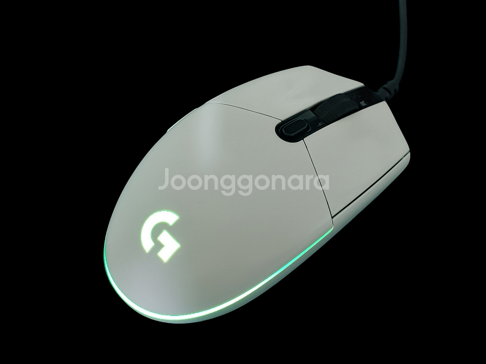 정품 로지텍 G102 화이트 게이밍 A급 마우스--3