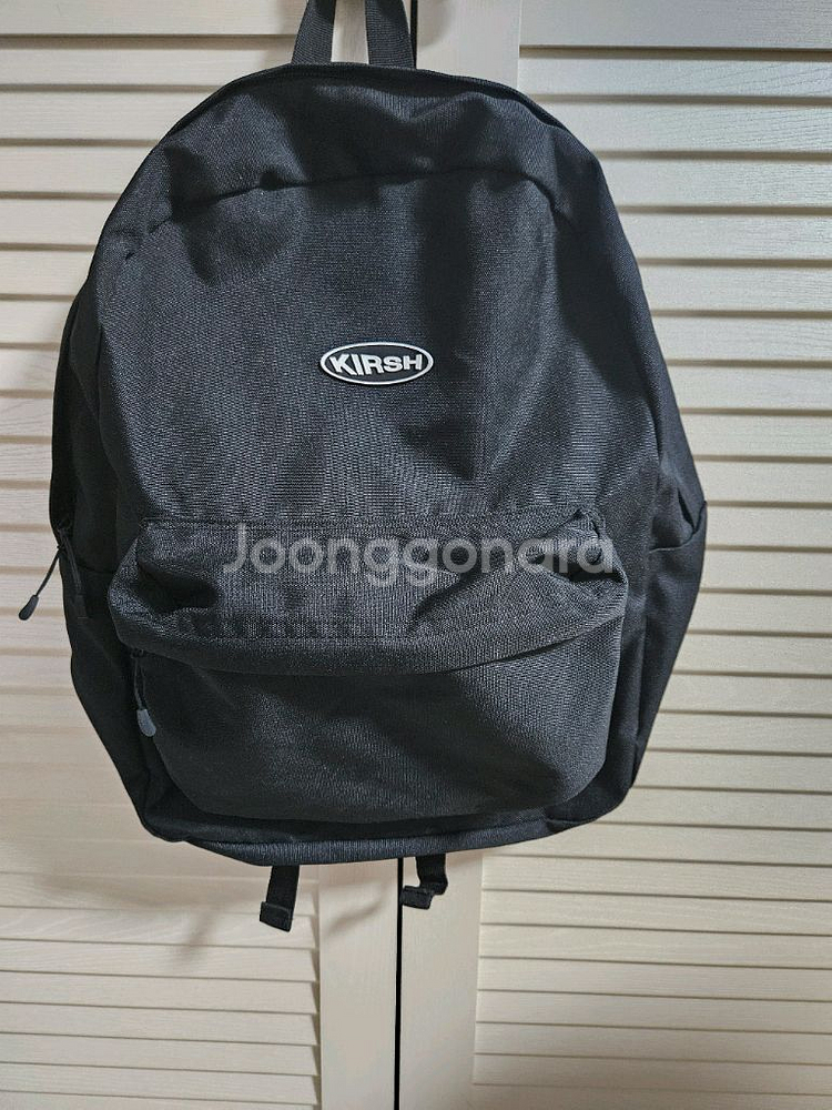 키르시 포켓 백팩 블랙--1