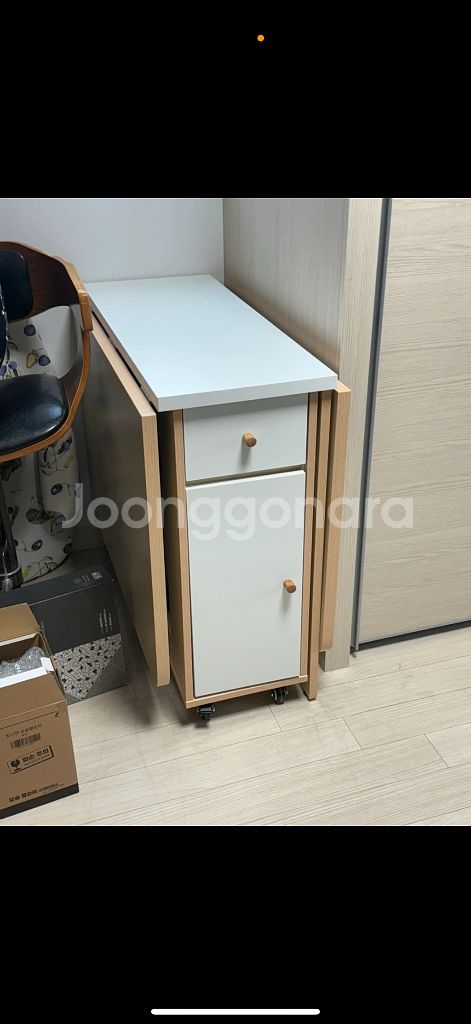 접이식테이블 수납가능 바퀴--1