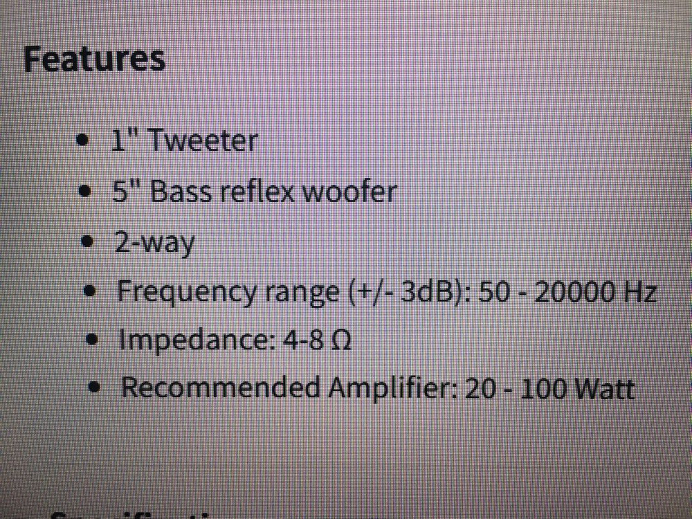 Tangent Spectrum X5 스피커--2
