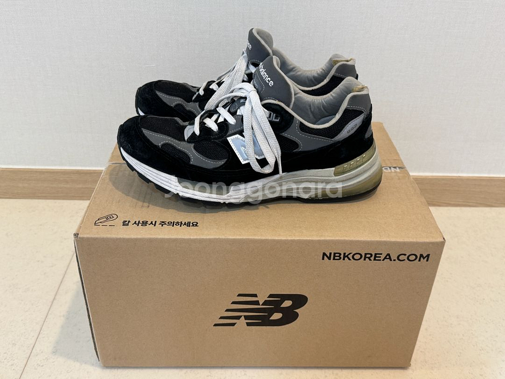 뉴발란스 992 블랙 USA 275 M992EB--0
