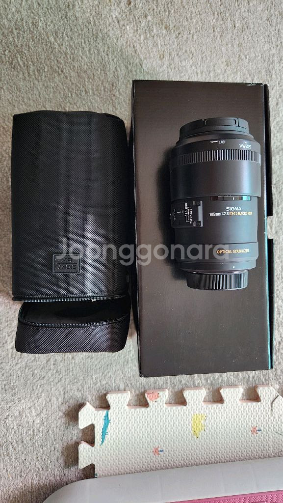 시그마 105mm F2.8 EX DG MACRO렌즈--0