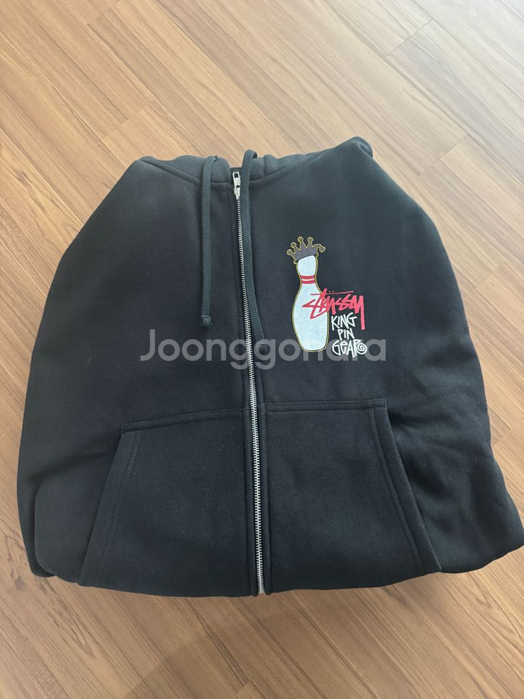 (미사용, 크림인증) 스투시 킹핀 후드집업 L--0
