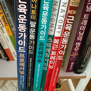 근육운동가이드 6가지 책 팝니다