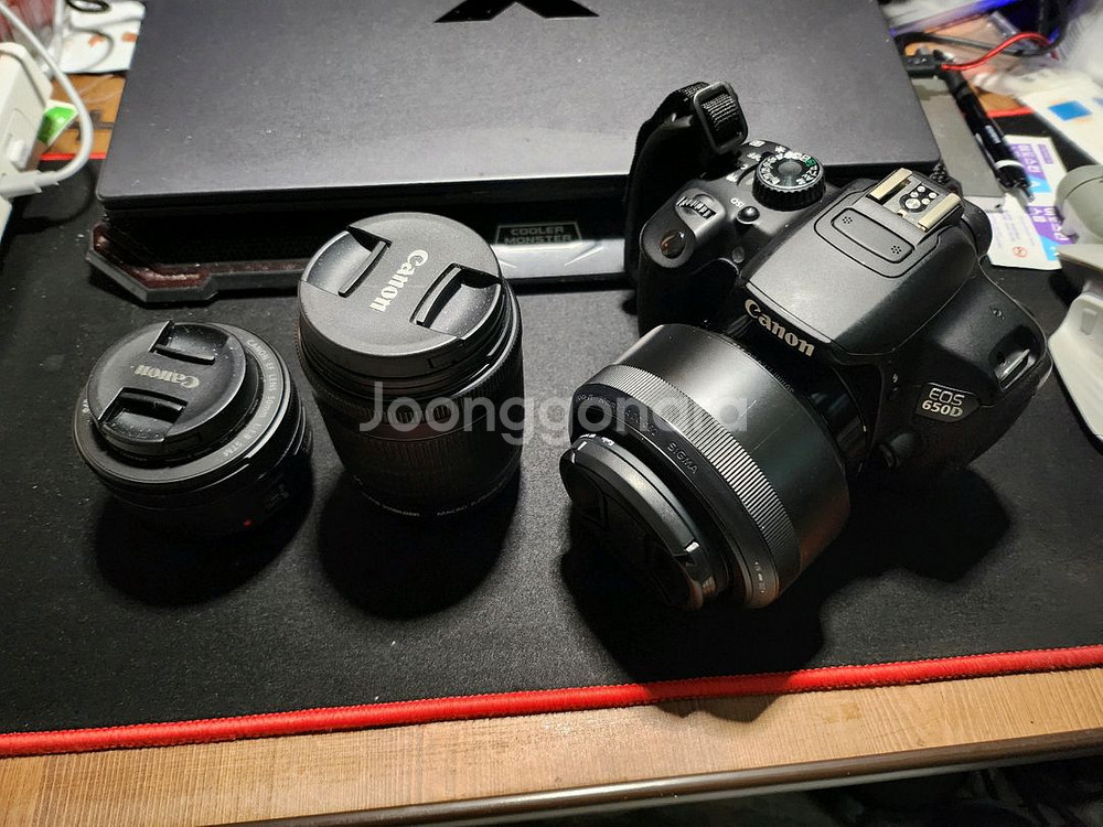 캐논 EOS 650D 카메라와 렌즈 세트 판매합니다---0