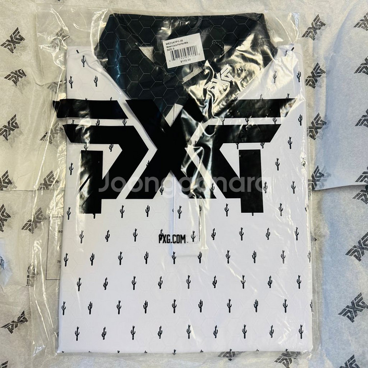 PXG 여성 골프 반팔 티셔츠 골프웨어 여름 (화이트)--0