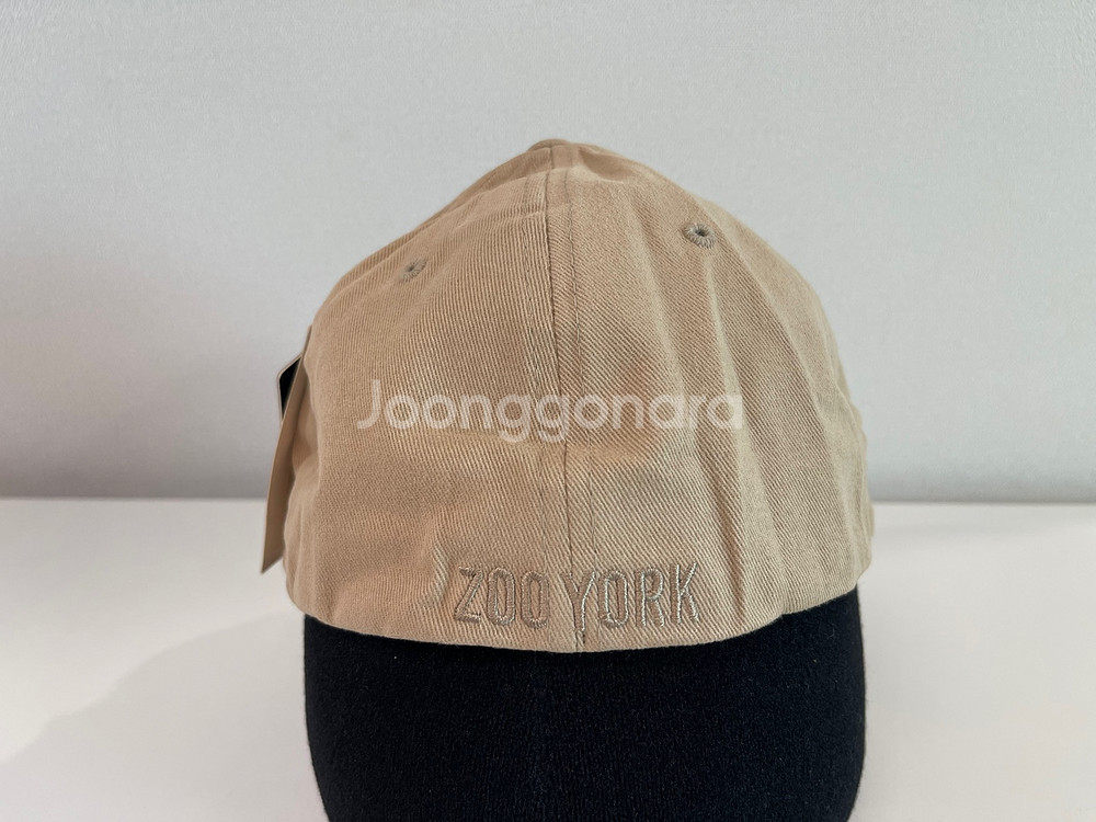주욕 ZOO YORK 토널 OG 피티드 캡 베이지--1