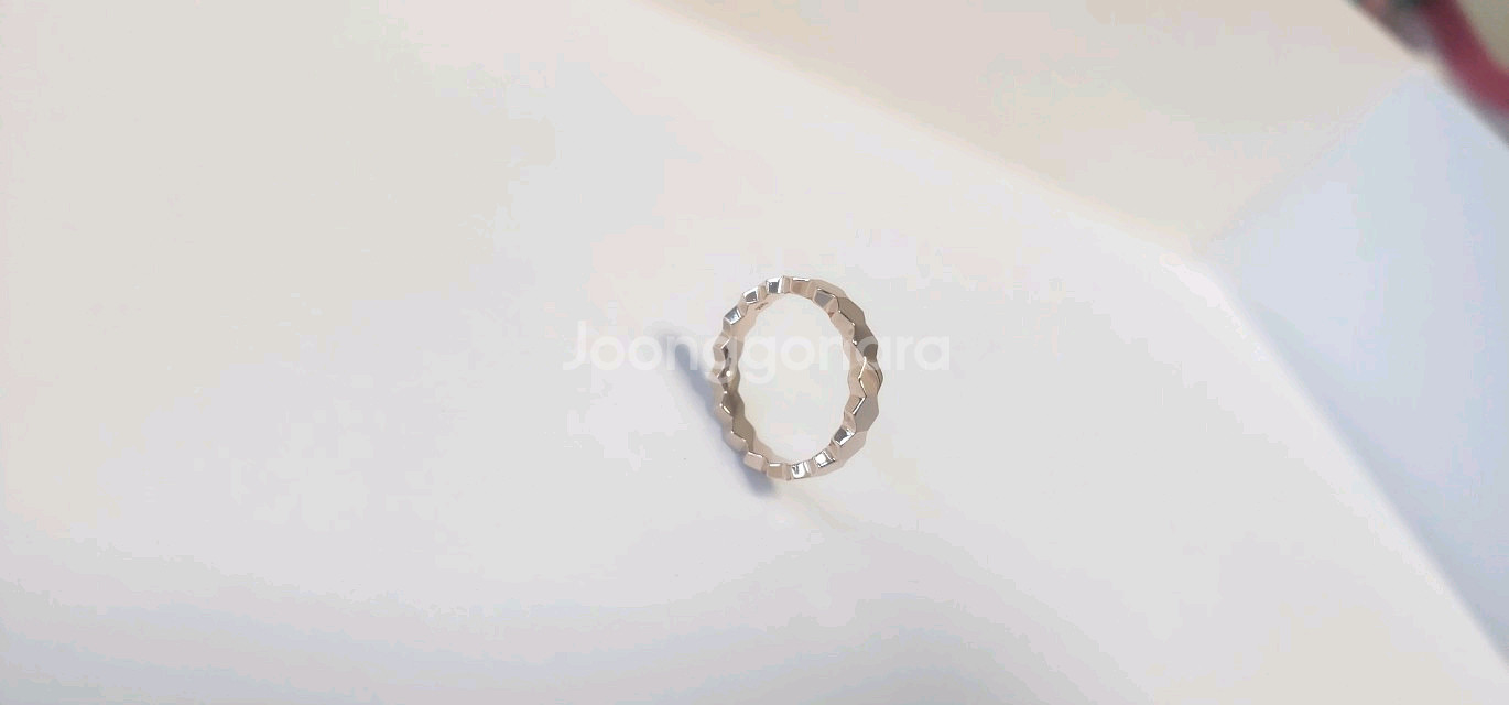 18k 로즈골드 색상 반지--2