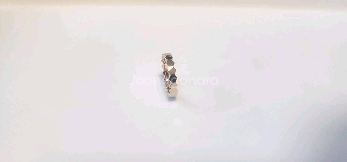 18k 로즈골드 색상 반지--5