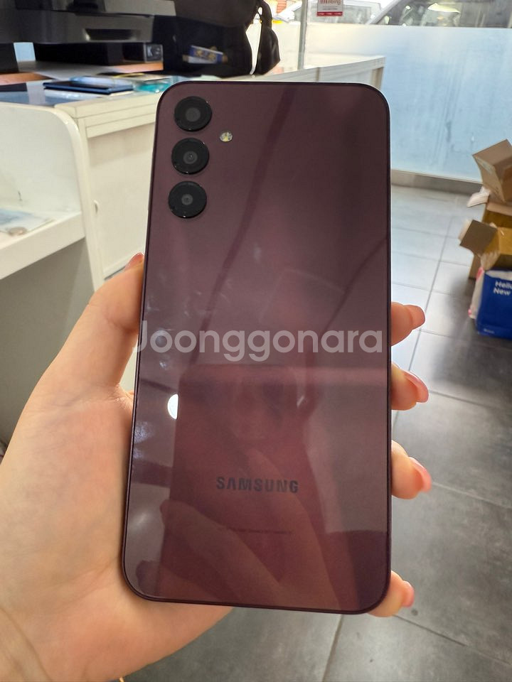 보증기간O)갤럭시A24 128GB 레드/ Y832--3