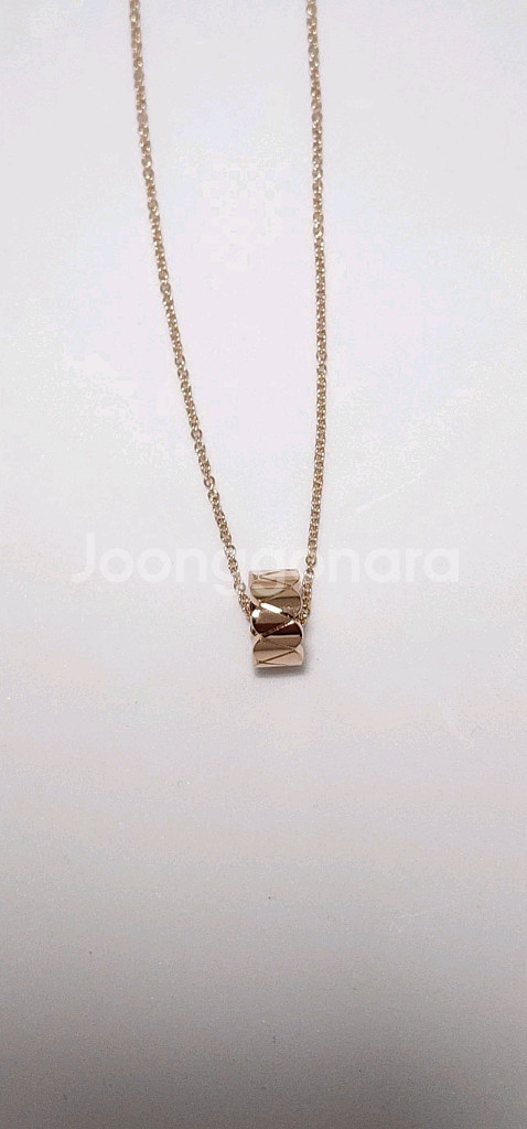 18k 로즈골드 색상 이터널스 목걸이--0