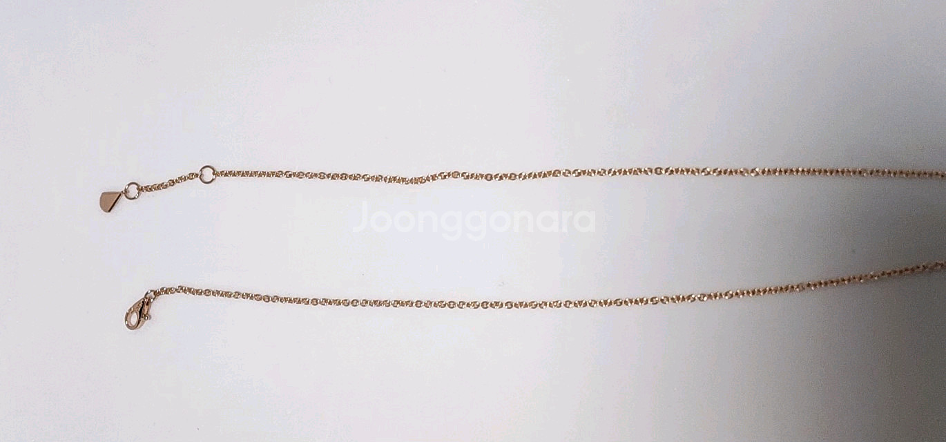 18k 로즈골드 색상 이터널스 목걸이--6