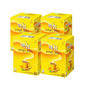 맥심모카골드 250개 4박스(1,000개
