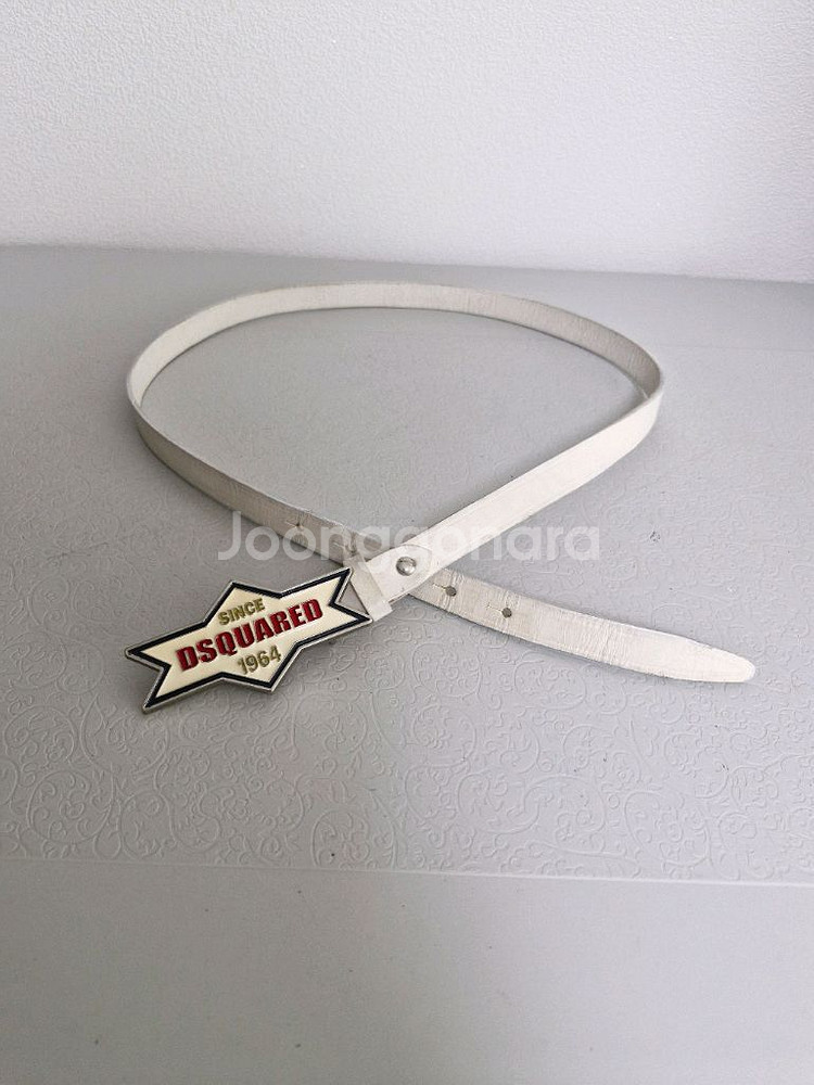 디스퀘어드2 이태리 여성 통가죽벨트 정품--6