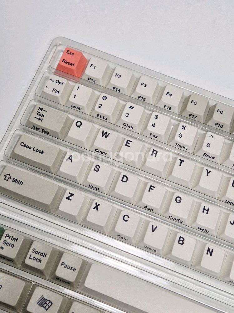Keyhouse 키하우스 레트로 9009 키보드 키캡--0