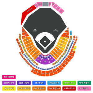 6.11 두산 VS 한화 1루 내야지정석A 111블럭