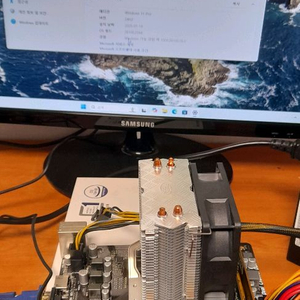 a320mh 보드 라이젠5 2400g cpu 쿨러세트