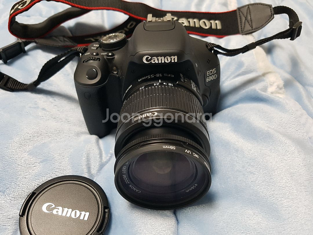 캐논 EOS 600D 카메라 풀팩 + 렌즈 2개 추가--1