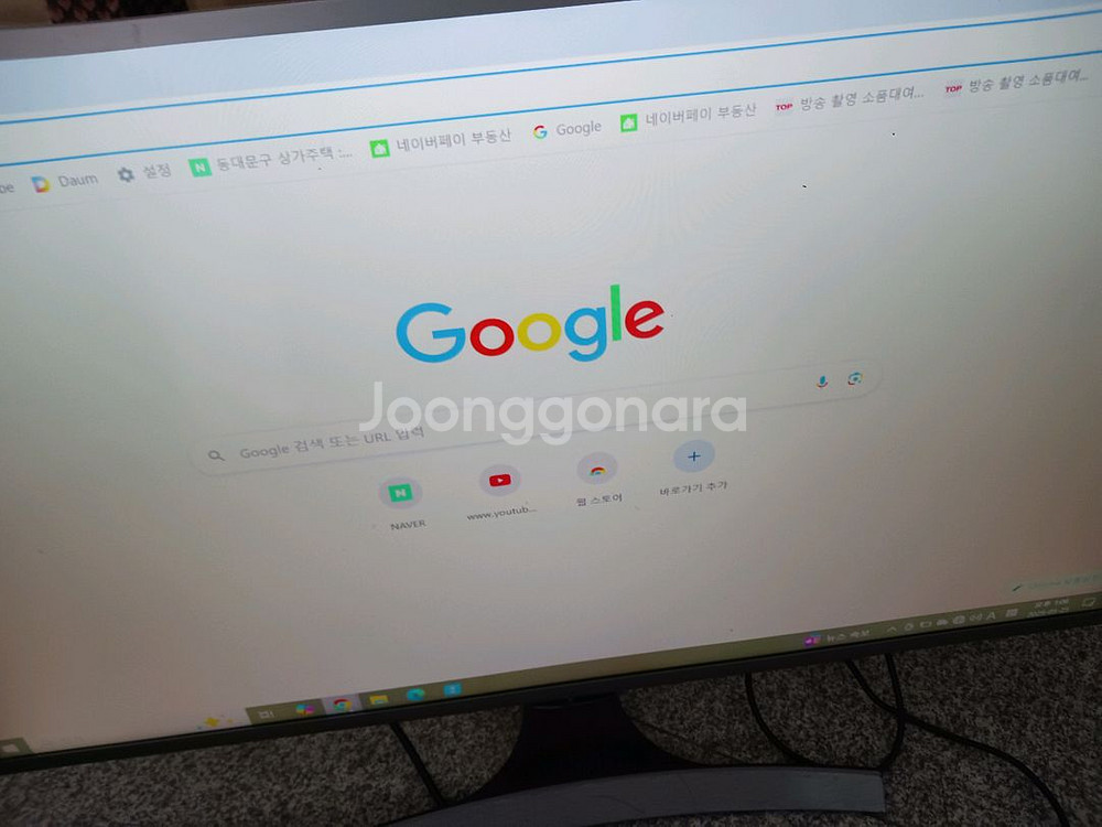 한성 40인치 대형 게임용 모니터--2