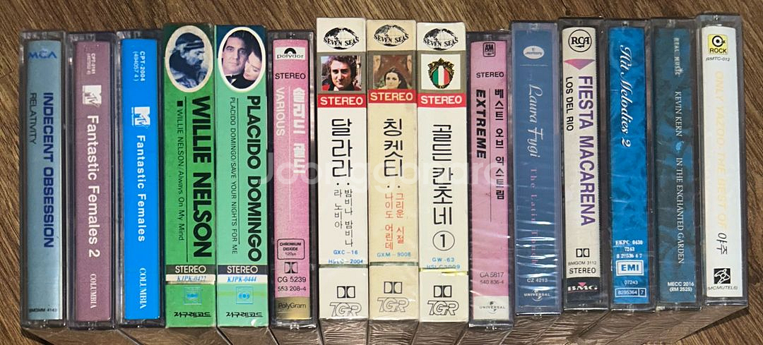 미개봉 팝 카세트테이프 15장--1