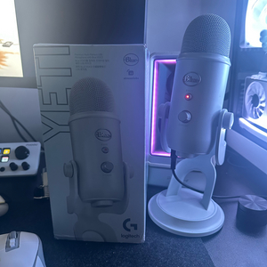 로지텍 블루 YETI 마이크 새상품급