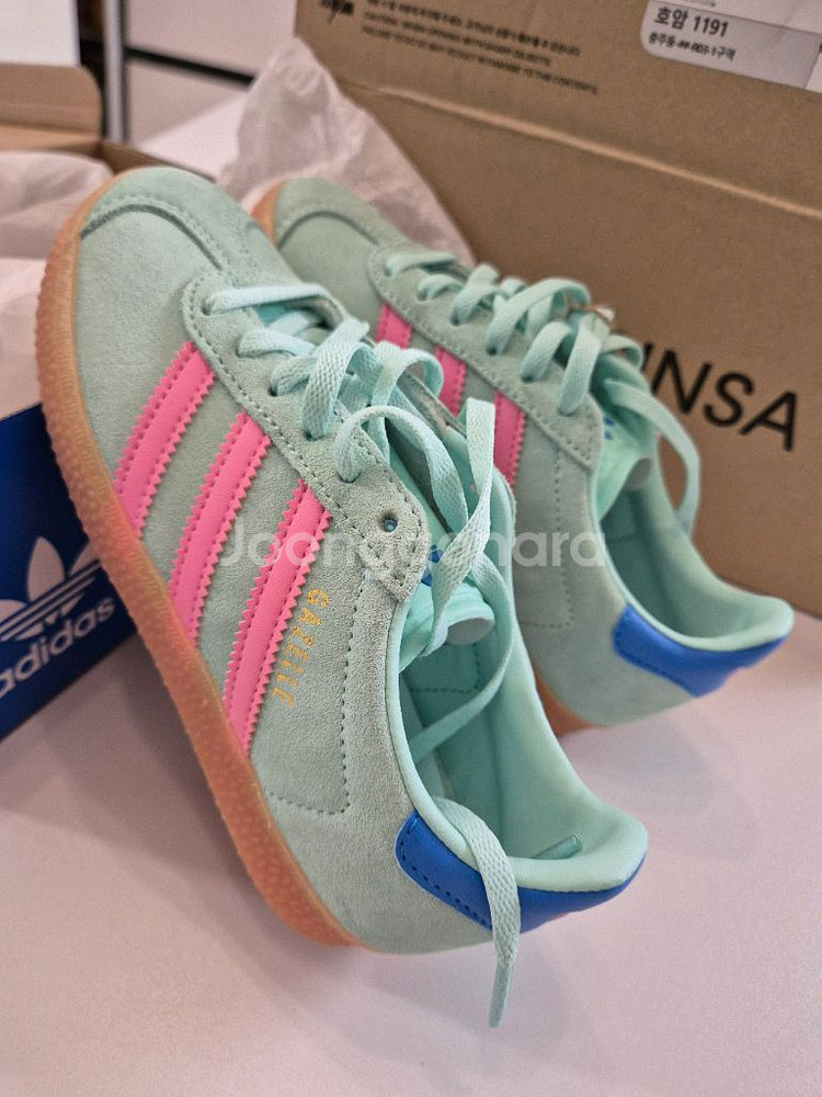 아디다스 가젤 키즈 - 민트핑크 190 / JP7130--1