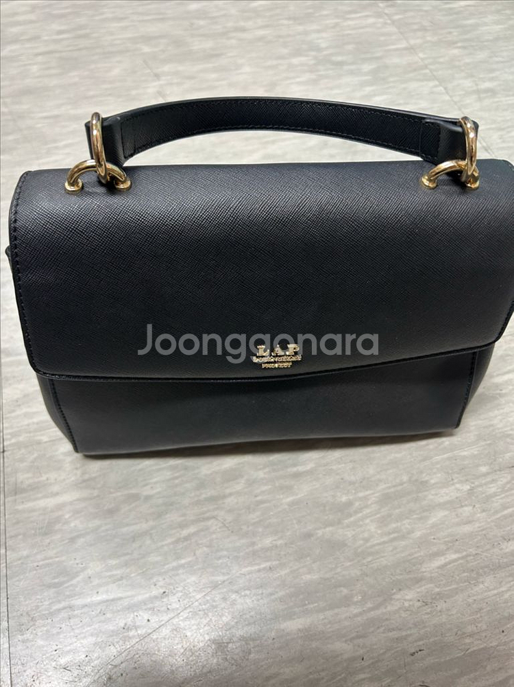 LAP 블랙 탑 핸들 가방--0