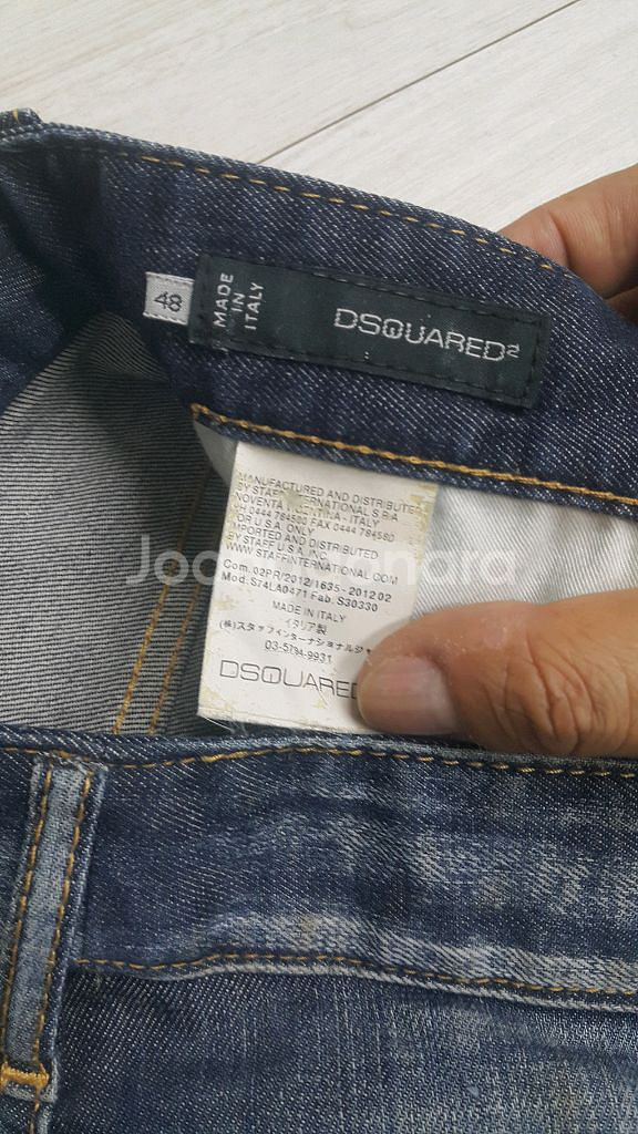 디스퀘어드2 정품(사방스판) 여름용 빈티지대님 32인치--5