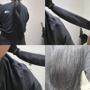 머리카락 인모 판매합니다 (펌,매직X/ 2번 뿌염만