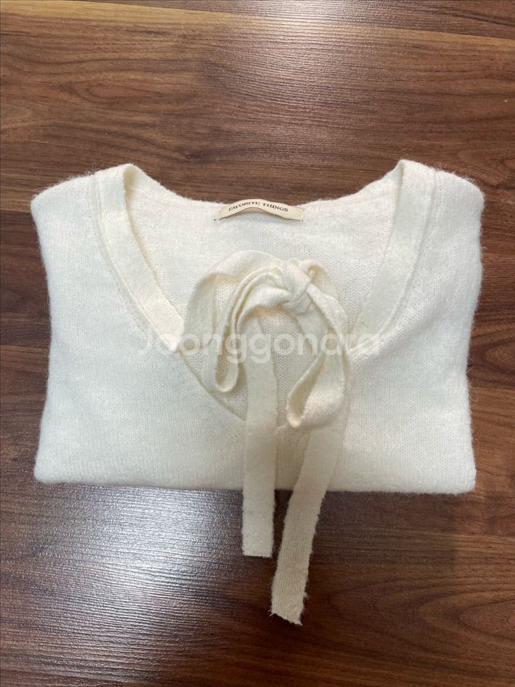 실사첨부O) 페이보릿띵스 ribbon half knit--4