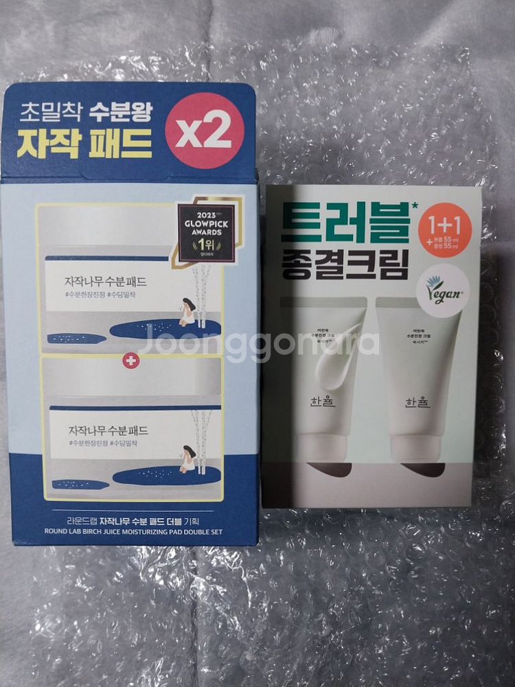 라운드랩 자작패드+한율 쑥시카크림 일괄반택포--0