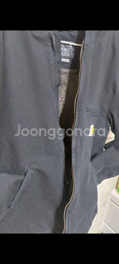 칼하트 덕 워시드 j141 세르파자켓 s 95사이즈--1