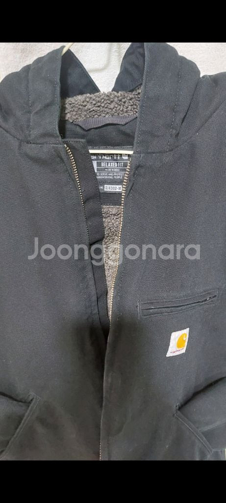 칼하트 덕 워시드 j141 세르파자켓 s 95사이즈--2