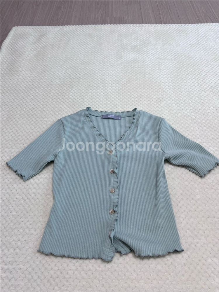 에잇세컨즈 민트색 반팔 이쁜 공주옷 싸게팔아오 사이즈--0