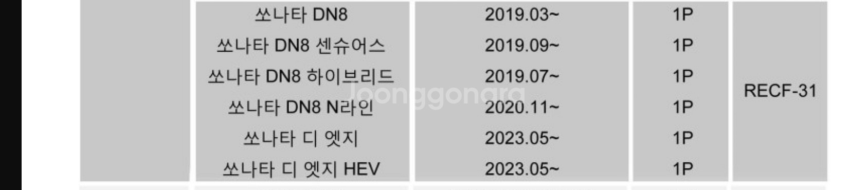 REINO 차량용 에어컨 먼지 H13 헤파필터 새상품--8