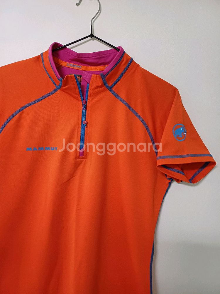 여성 마무트 반팔 등산티셔츠 (새상품.사방스판95)--2