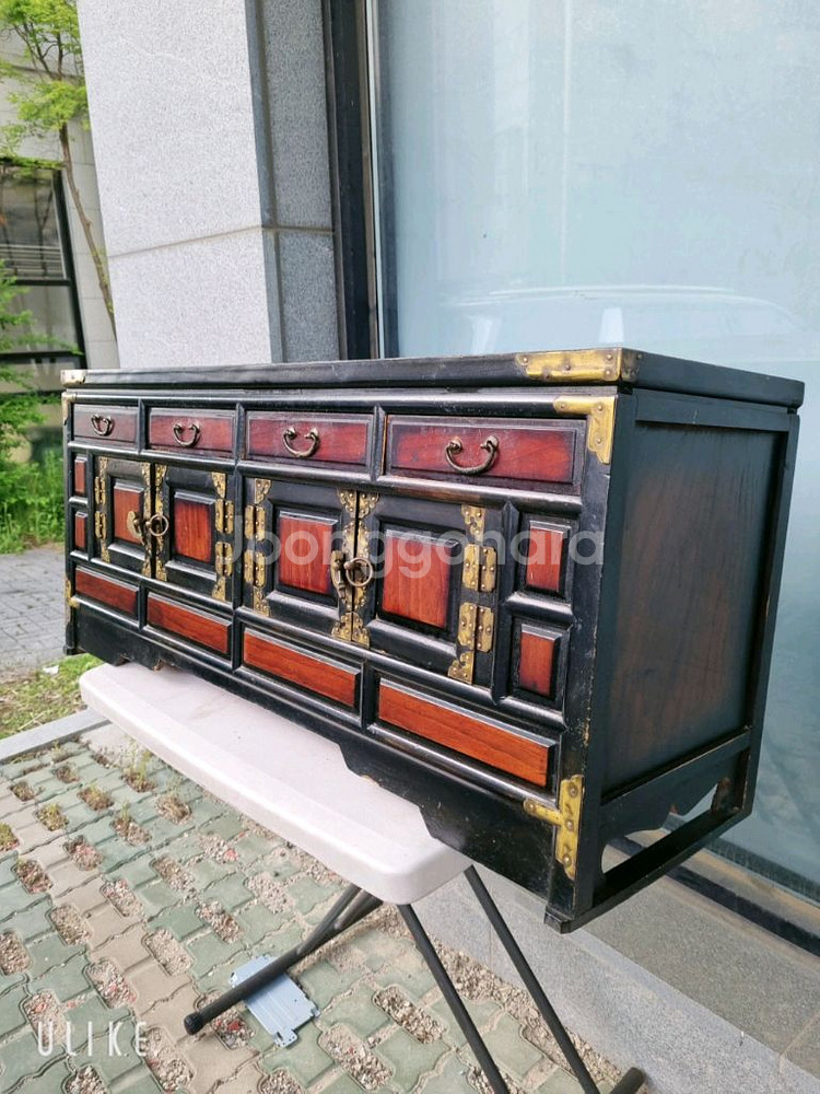 엔틱 고가구 티비다이--1