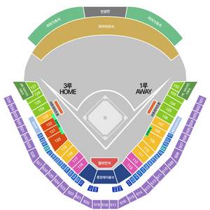 8일 기아 한화 3루 K5석, ev석 외야석 연석 판매