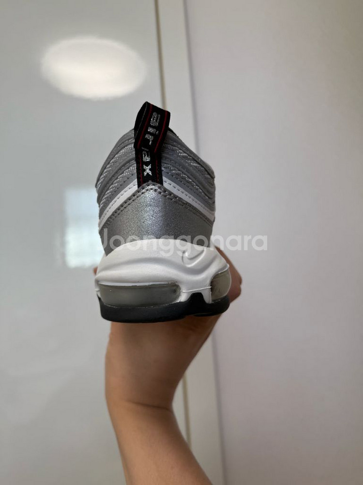 나이키 에어맥스 97 og 실버 285 새상품--3