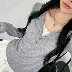에이블리 통통 골지 긴팔티셔츠