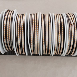 점선리본 브라운오렌지 6미리 50마 10개 일괄